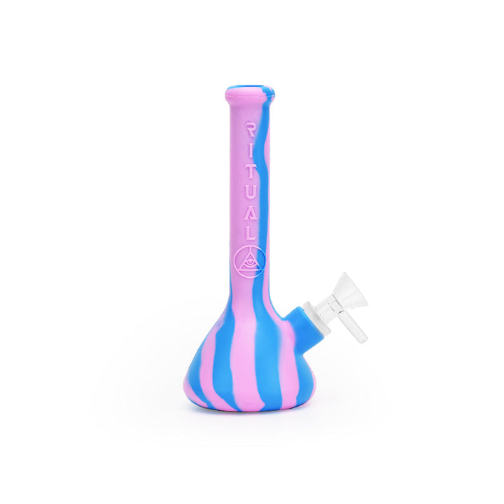 Ritual - 7.5'' Deluxe Silicone Mini Beaker - Cotton Candy - Headshop.com