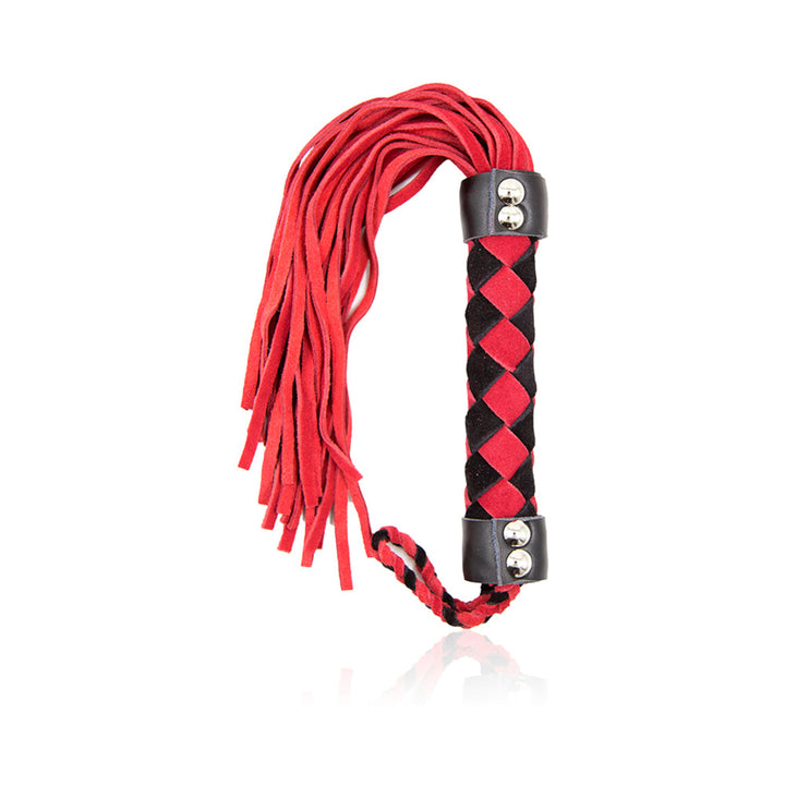 Ple'sur 15.5 in. Leather Flogger Red - Headshop.com