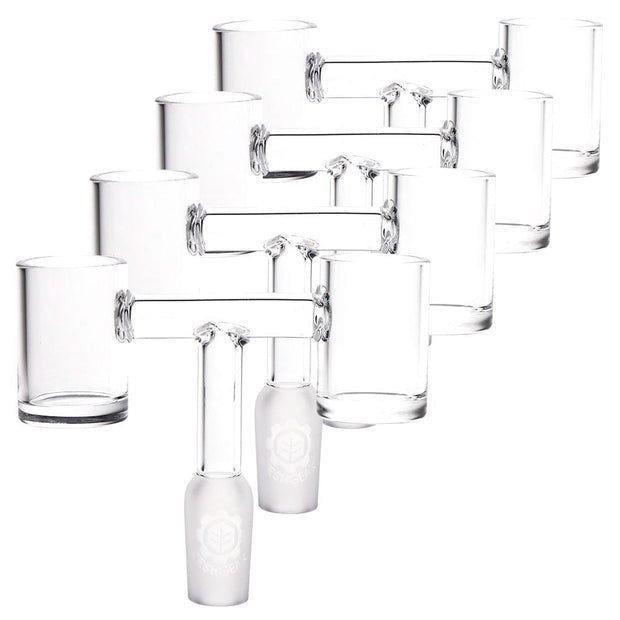 4CT BUNDLE - SeshGear Double Barrel Quartz Banger - 14mm Male