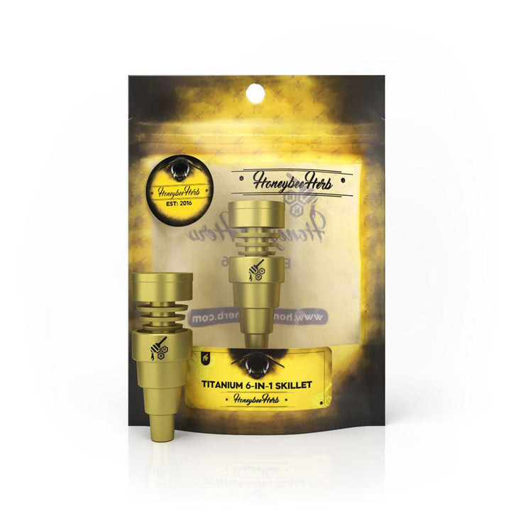 TITANIUM 6 IN 1 SKILLET DAB NAIL - Headshop.com