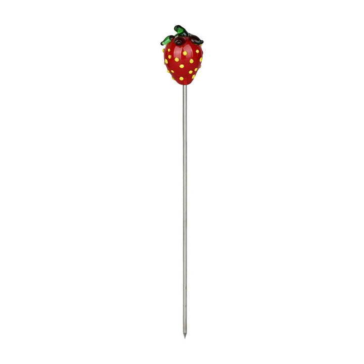 Pulsar Fruit Series Strawberry Cough Herb Pipe Glow Duo - 10" / 14mm F - Headshop.com