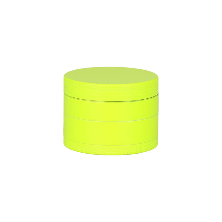 12CT DISPLAY - SeshGear Glow In The Dark Metal Grinder - 4pc / 1.75" / Assorted Colors