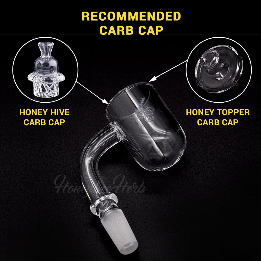 HONEY CYCLONE QUARTZ BANGER - 90° DEGREE | YL - Headshop.com