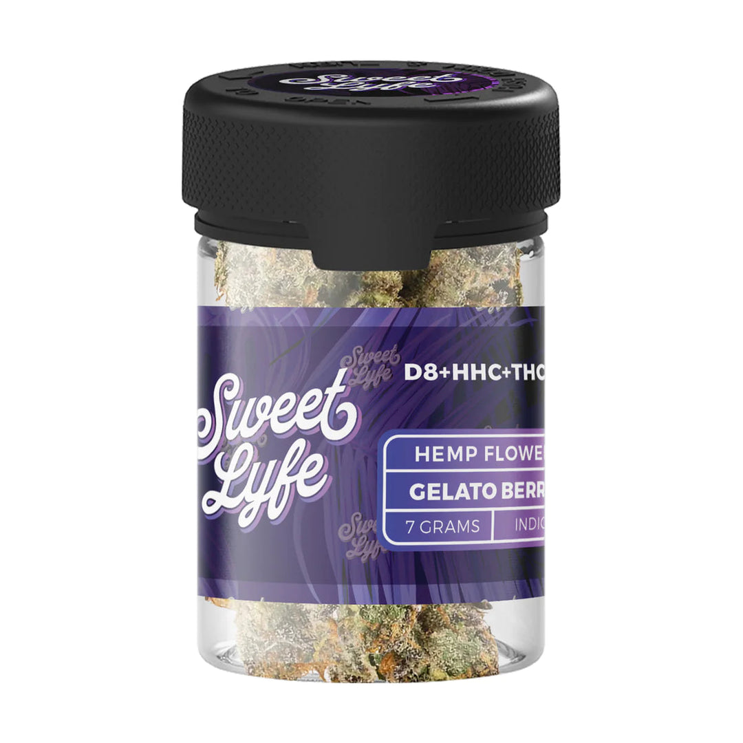 Hemp Flower D8+HHC+THCP - 7g - Gelato Berry - Indica - Headshop.com