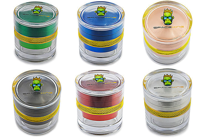 Space King Clear Shell Grinder - Headshop.com