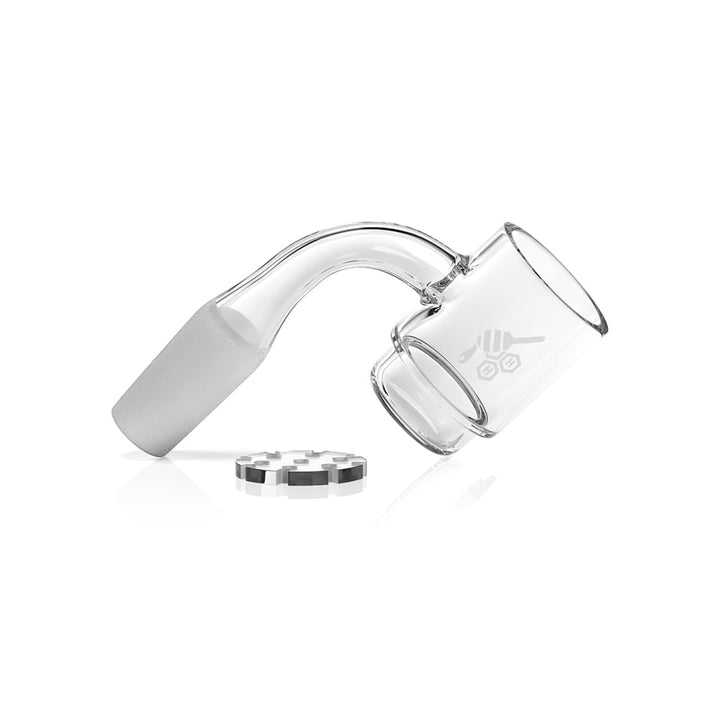 HONEY DISC DEEP DISH QUARTZ BANGER - 90° DEGREE | YL - Headshop.com