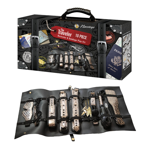 The Traveler Restraint & Bondage Play Kit - 10 pcs - Headshop.com