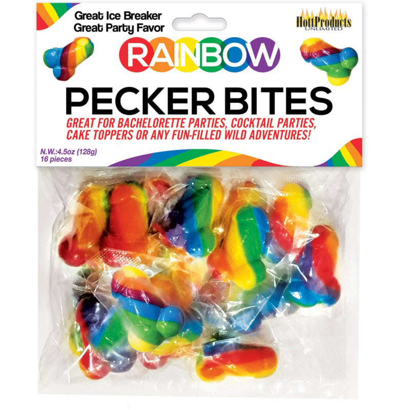 Rainbow Pecker Bites 16ct - Headshop.com