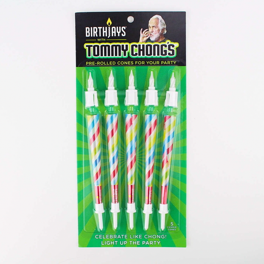 Tommy Chong's BirthJays 5-Pack of Joint Birthday Candles - Headshop.com