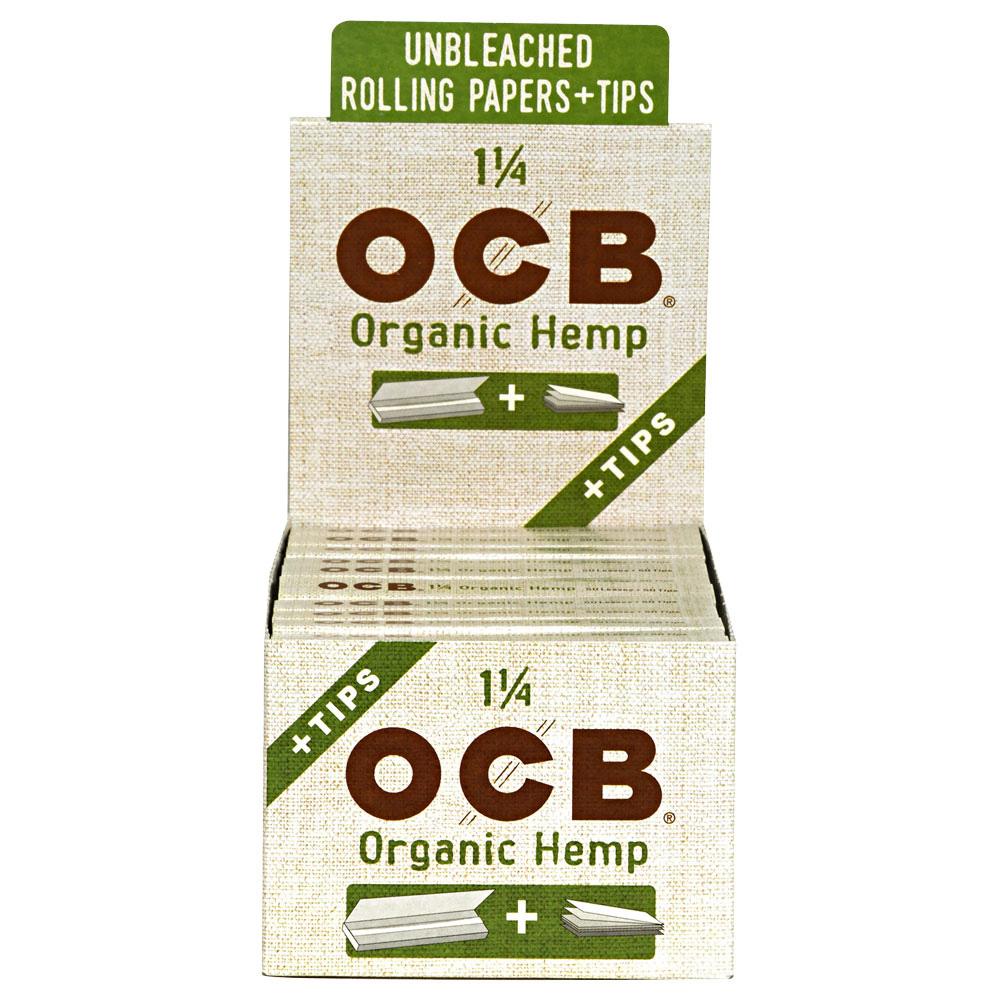 OCB Organic Hemp Rolling Papers & Tips - Headshop.com