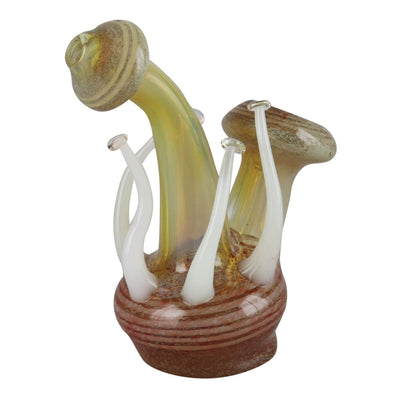 Mushroom Glass Bubbler | Colors Vary - Headshop.com
