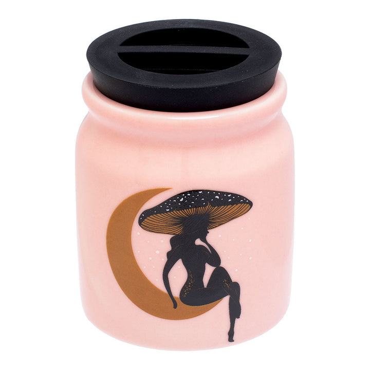 12PC DISPLAY - Fujima Cute'n'Punny Ceramic Stash Jar - 3fl oz / Assorted Designs - Headshop.com