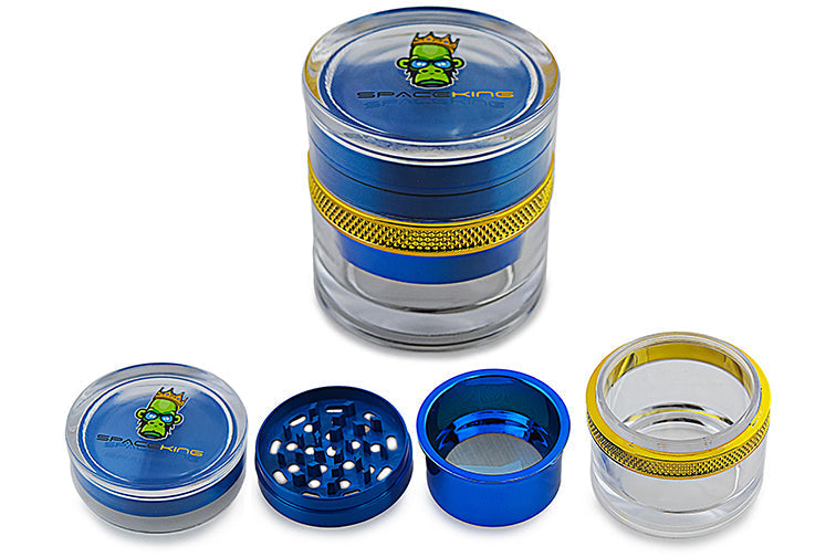 Space King Clear Shell Grinder - Headshop.com