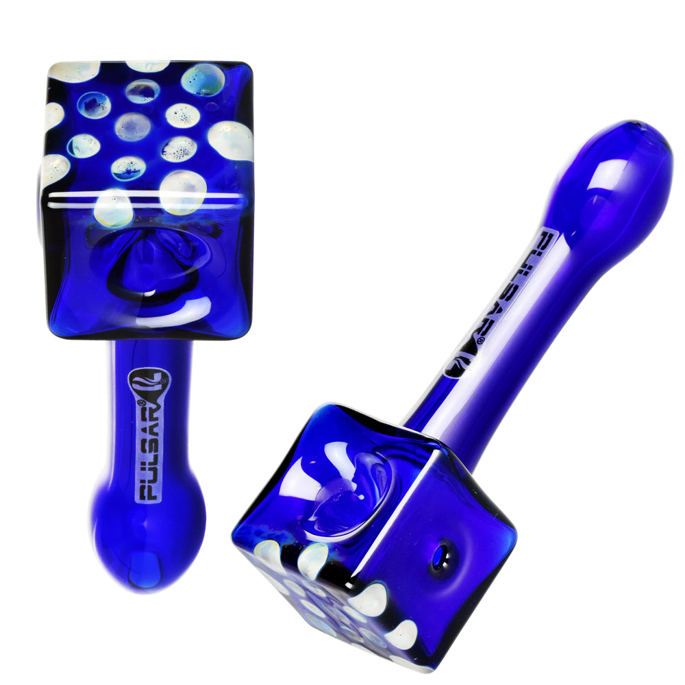 Pulsar Cube Universe Spoon Pipe - 4.75" / Colors Vary - Headshop.com