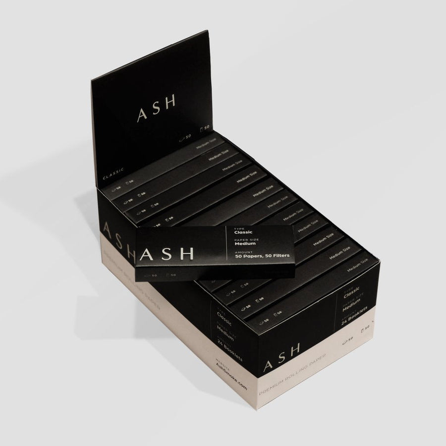 ASH Rolling Papers | Medium | Classic | Box - Headshop.com