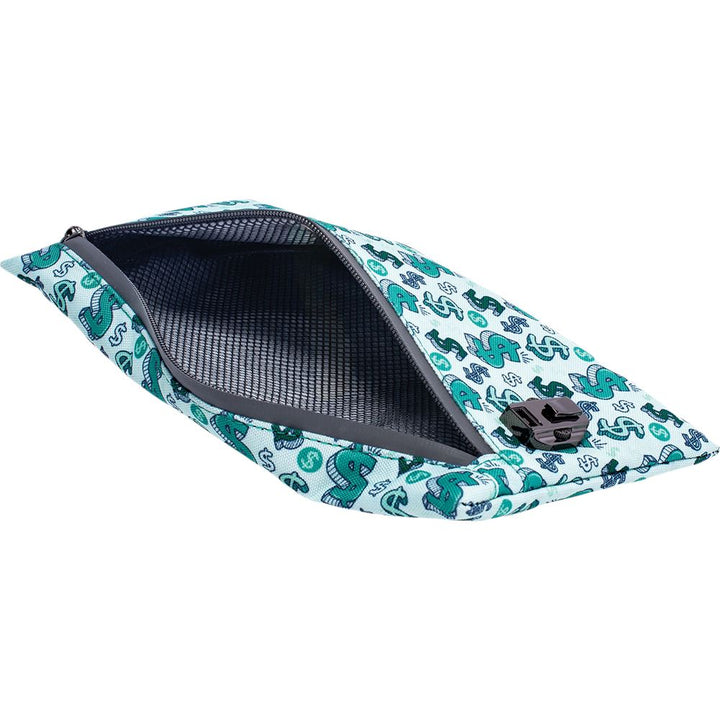 Smell Proof Zippered Fabric Pouch | 11" x 6" - Headshop.com