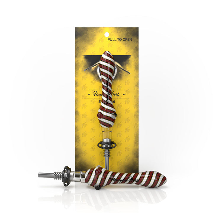WHIRL STRIPPED NECTAR COLLECTOR - Headshop.com