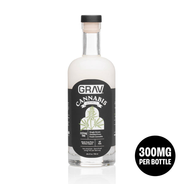 GRAV® Cannabis Spirit 300mg Natural, 750ml Bottle