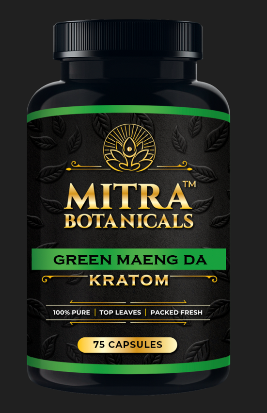 Mitra Botanicals Green Maeng Da – Kratom (75 Capsules) - Headshop.com