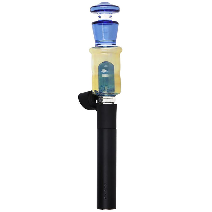 Silver Fumed Glass Bubbler Attachment for Puffco Pivot - 4.1"