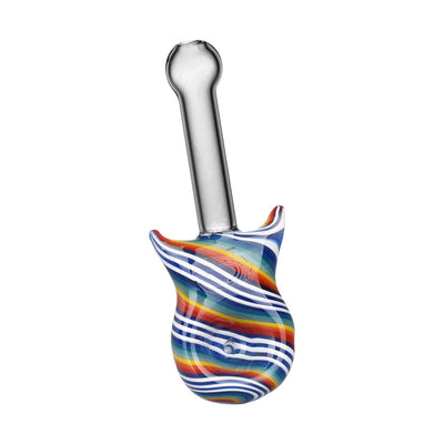 Guitar Candy Stripe Hand Pipe - 4.25" / Colors Vary - Headshop.com