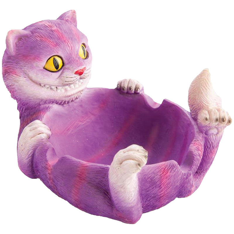 Trippy Cat Polyresin Ashtray - 5.5"x4" - Headshop.com