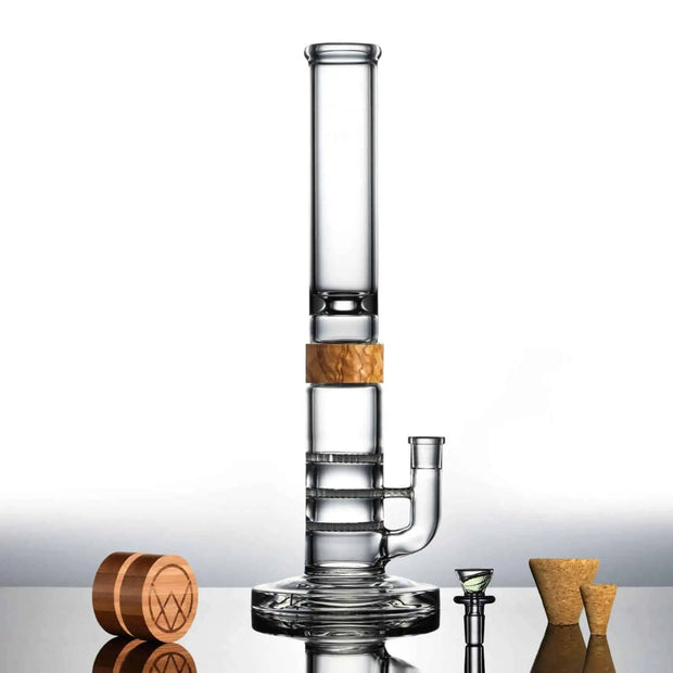 Vitae Glass 16" T.H.C Bong (Triple Honey Comb) - Headshop.com