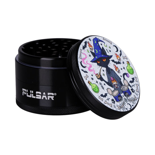 6PC DISPLAY - Pulsar Design Series Grinder - 2.5" / 4pc / Assorted Designs