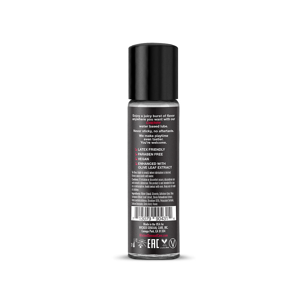 Wicked Aqua Cherry Water-Based Lubricant 1 oz. - Headshop.com