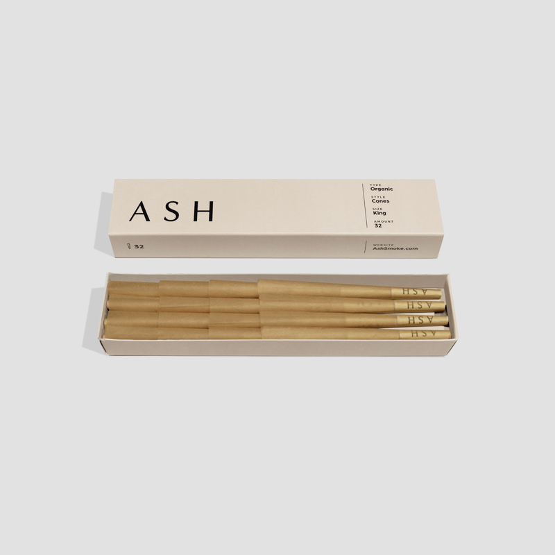 ASH Pre-rolled Cones | Organic | 32 count - Headshop.com