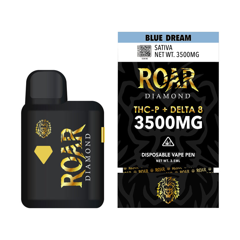 Roar Diamond THC-P + Delta 8 3500MG - Blue Dream - Headshop.com