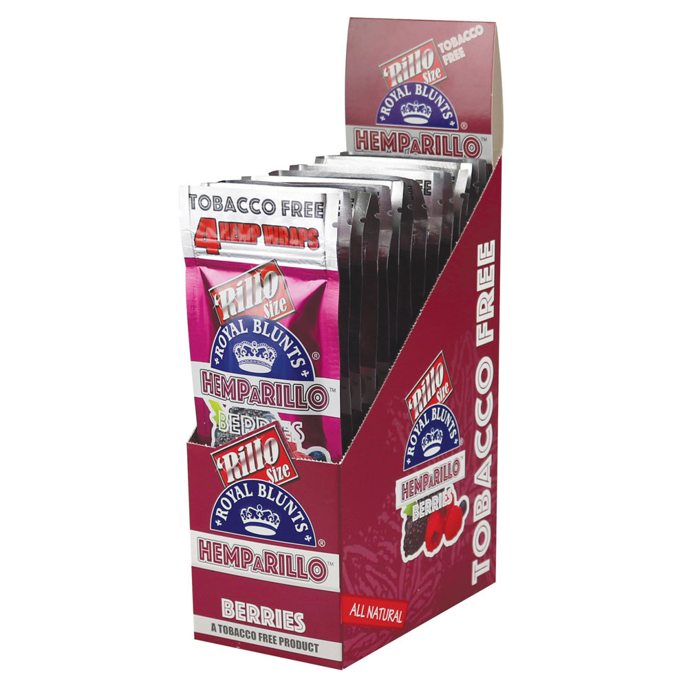 15PC DISP - Royal Blunts Hemparillo Hemp Wraps - Headshop.com