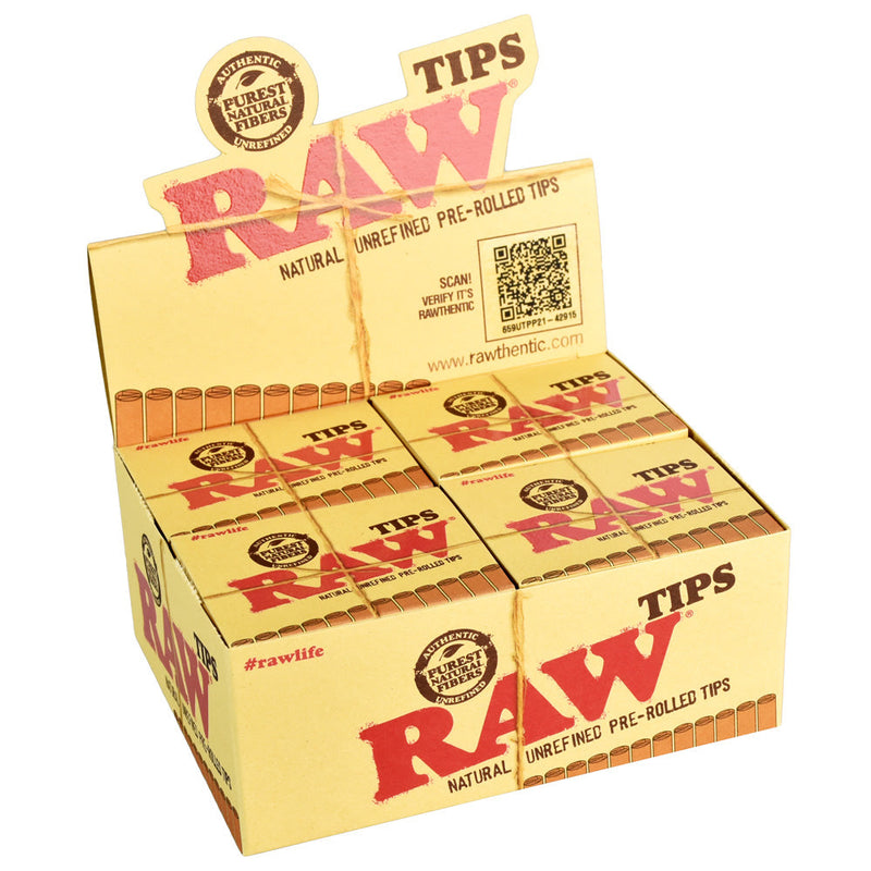 Raw Pre-Rolled Tips - Headshop.com