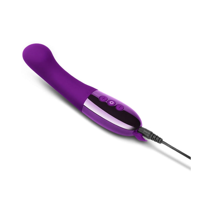 Le Wand Gee Rechargeable Silicone G-Spot Targeting Vibrator Dark Cherry - Headshop.com
