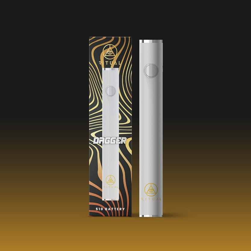 Ritual | Dagger 510 Variable Voltage Pen Battery - White - Headshop.com