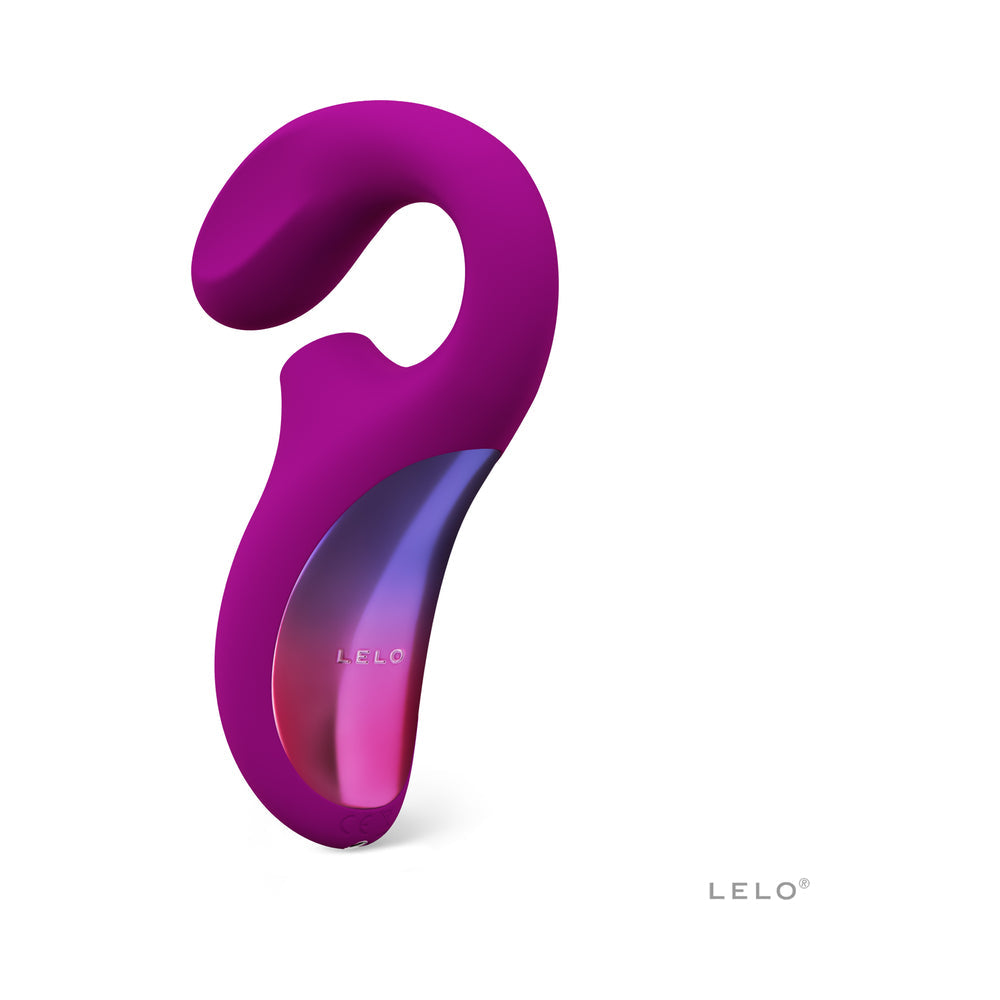LELO ENIGMA Suction Dual Stimulator Deep Rose - Headshop.com