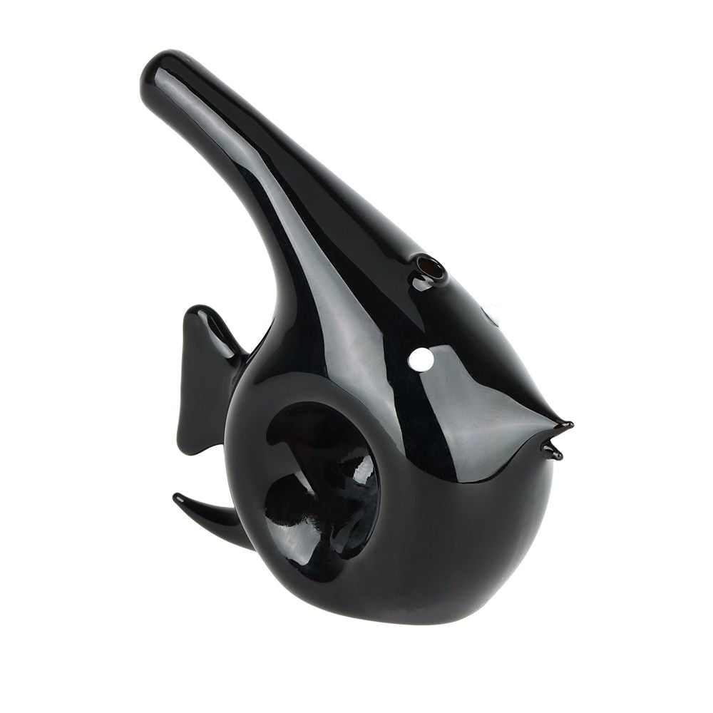 Angelfish Glass Hand Pipe - 3.25" / Black - Headshop.com