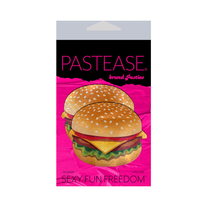 Pastease Burger: Delicious Cheeseburger Nipple Pasties - Headshop.com