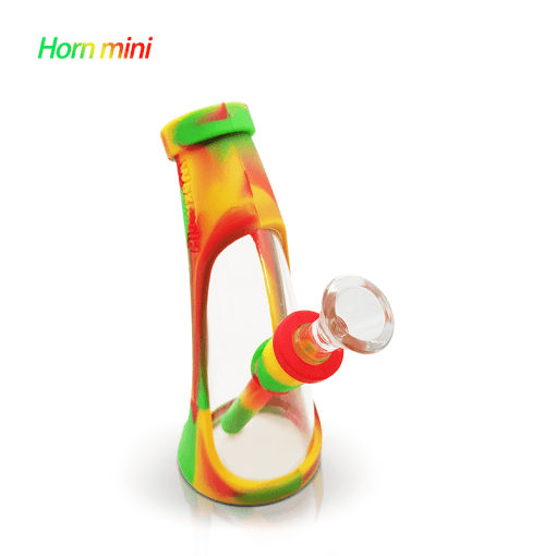 Waxmaid 5.67″ Mini Horn Silicone Glass Bubbler - Headshop.com