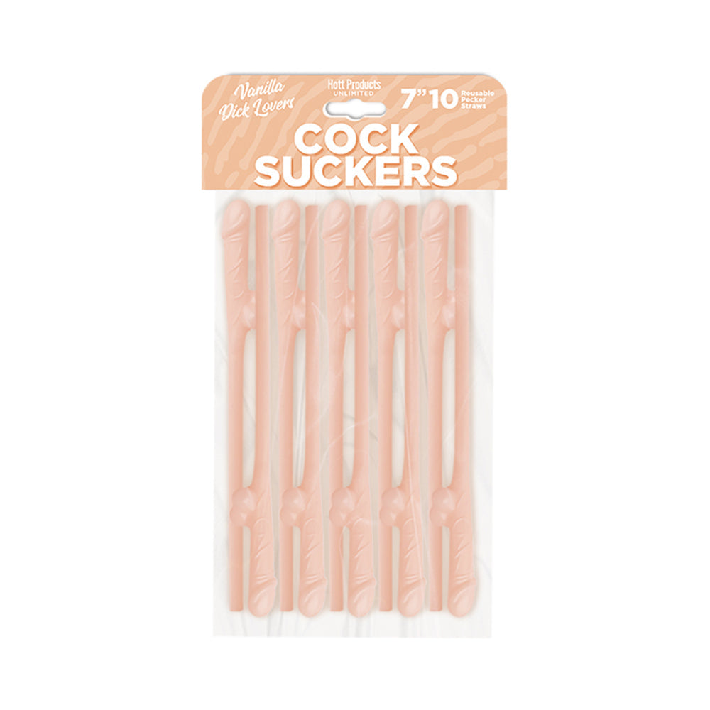 Skins Pecker Straws Vanilla Lovers (10-Pack) - Headshop.com
