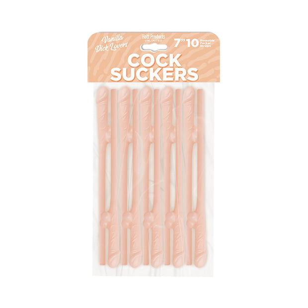 Skins Pecker Straws Vanilla Lovers (10-Pack) - Headshop.com