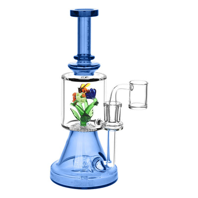 Pulsar Bee Flower Dab Rig - 9.75"/14mm F/Colors Vary - Headshop.com