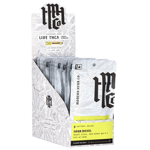 Modern Herb Co Liquid Diamonds THCA Cartridge - 1g 12ct - Headshop.com