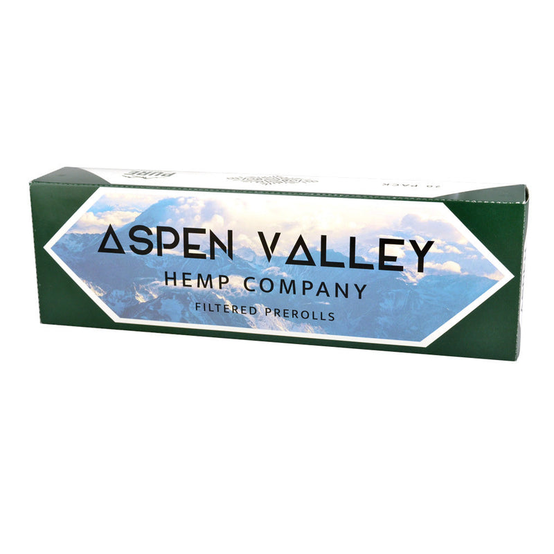 Aspen Valley CBD Hemp Filtered Pre-rolls 1 CARTON - Headshop.com