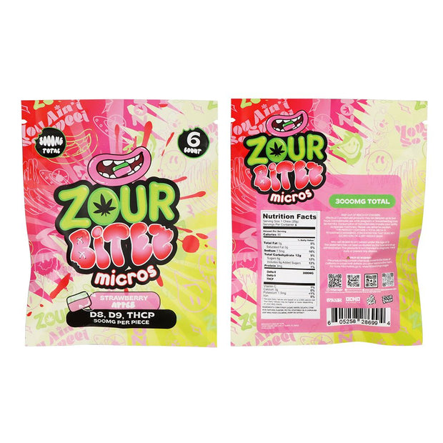 ZOUR BITEZ Micros | 3000mg | 6pc | 30pk Display