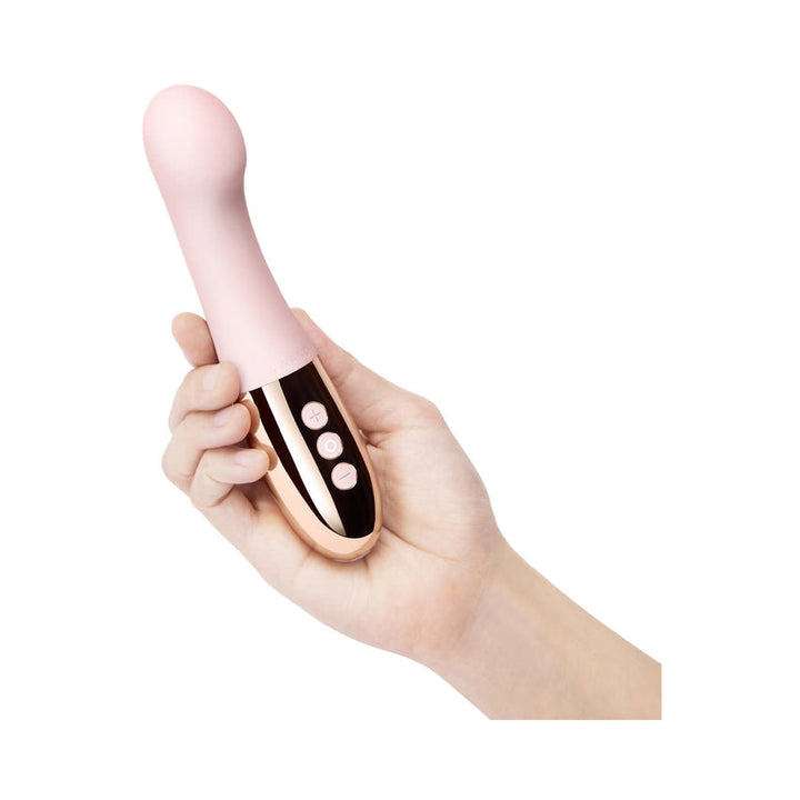 Le Wand Gee Rechargeable Silicone G-Spot Targeting Vibrator Rose Gold - Headshop.com