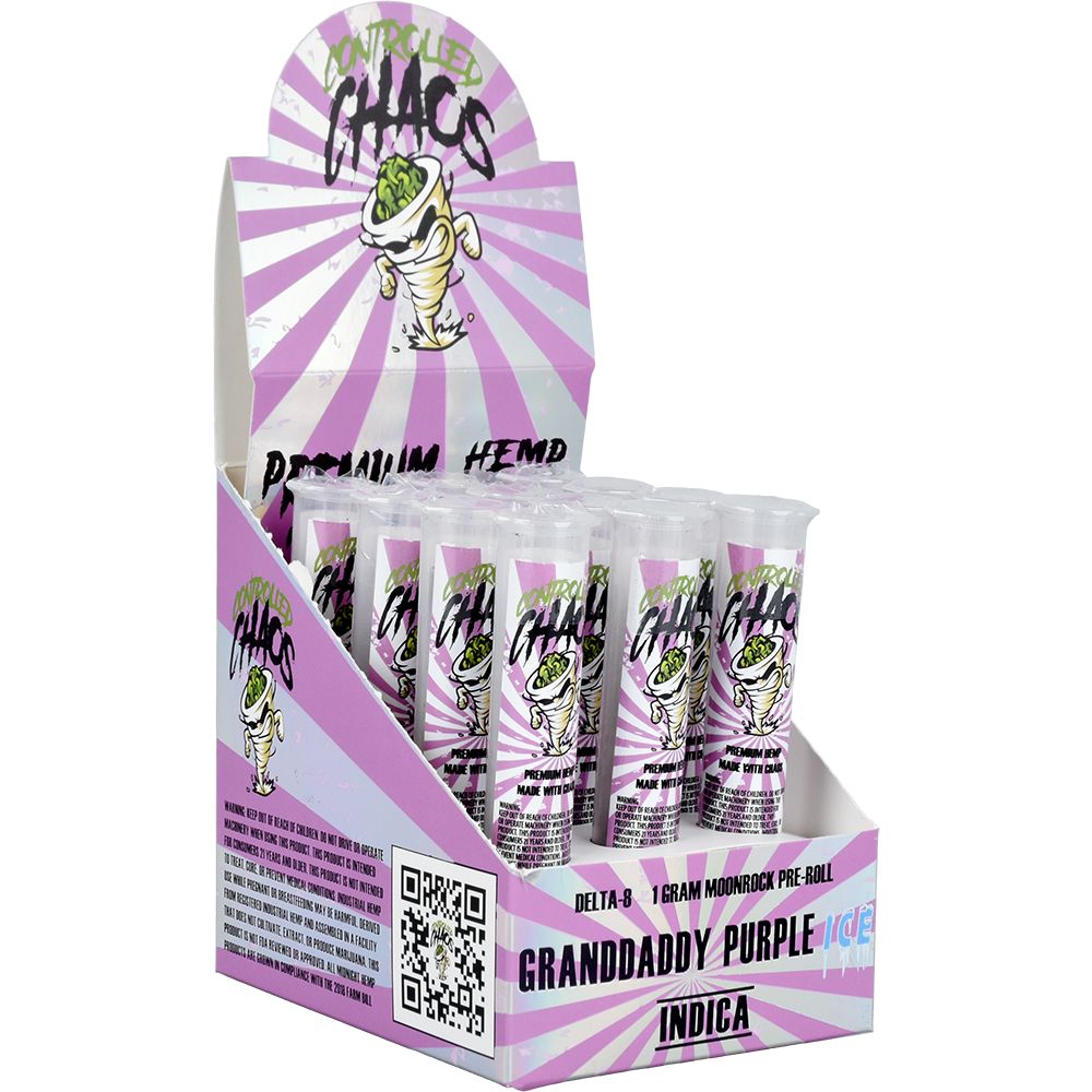 Controlled Chaos D8 Moonrock Pre-Roll | 1g | 12ct - Headshop.com