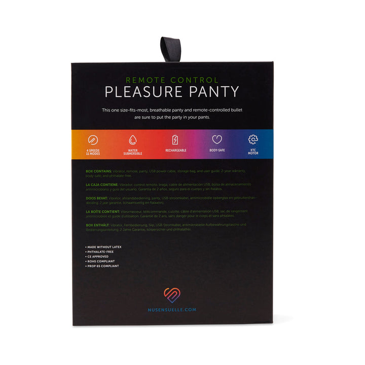 Nu Sensuelle Remote Control Pleasure Panty Purple - Headshop.com