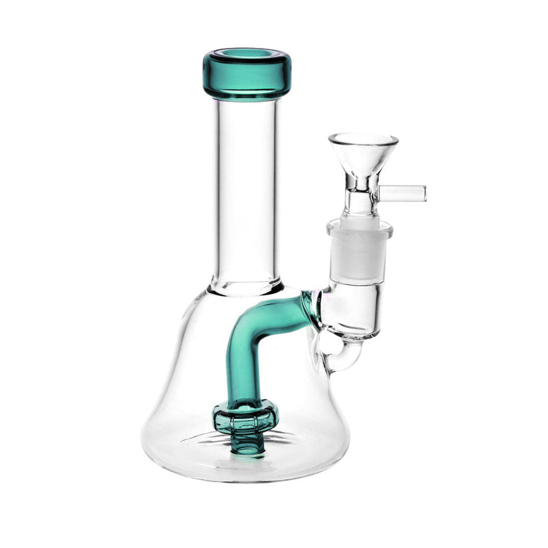 Clear As A Bell Mini Glass Water Pipe - 6"/14mm F/Colors Vary - Headshop.com