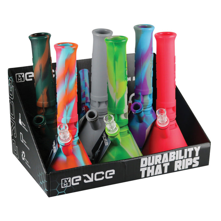 Eyce Beaker Silicone Water Pipe - 12" / 14mm 6pcs - Headshop.com
